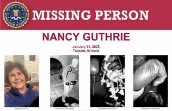 Sin indicios en Sonora sobre Nancy Guthrie: Fiscalía