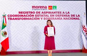 “Lo que importa no es el cargo, sino el encargo”: Lorenia Valles se registra y llama a fortalecer la unidad en Sonora