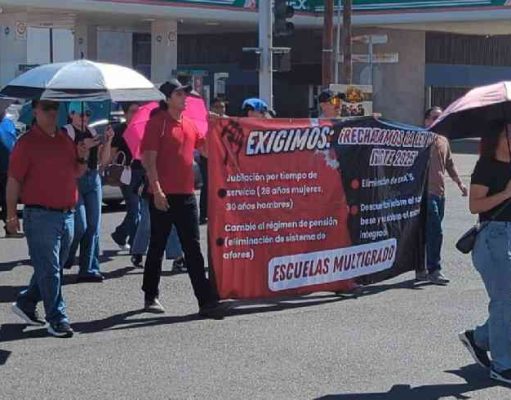 Tras protestas, maestros sostendrán reunión con autoridades del Issste en Sonora