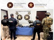 Aseguran más de 800 dosis de droga y equipo táctico en cateo en Puerto Peñasco