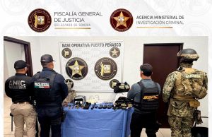 Aseguran más de 800 dosis de droga y equipo táctico en cateo en Puerto Peñasco