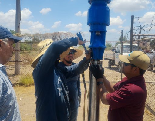 Restablecen servicio de agua en colonias del nororiente de Cajeme