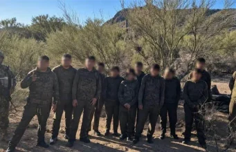 Interceptan a 12 migrantes en Nogales durante operativo de seguridad en la frontera