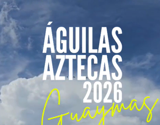 Águilas Aztecas surcarán el cielo de Guaymas en el Festival Mar Bermejo