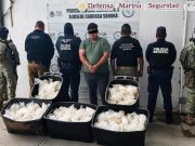 Aseguran 200 kilos de metanfetamina ocultos en carretes industriales en Sonora; hay un detenido