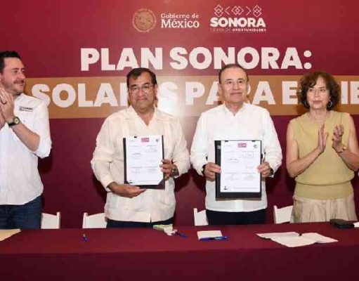 Durazo lanza programa de paneles solares para reducir hasta 70% el recibo de luz en hogares sonorenses
