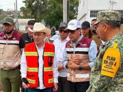 Supervisa Durazo atención a familias afectadas por lluvias extraordinarias en Nogales