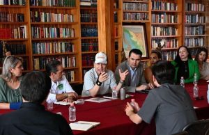 Primer encuentro entre Durazo y Maloro tras su llegada al Verde: “Construyendo acuerdos”