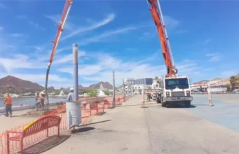 Modernización del malecón de Guaymas avanza al 35% con inversión de 17.5 mdp