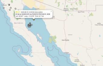 Sin afectaciones tras sismo cerca de Puerto Peñasco